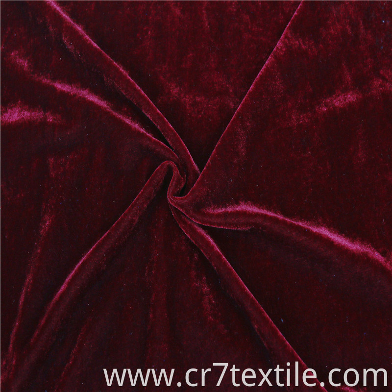 Custom Dyed Sleepwear Velvet Fabric